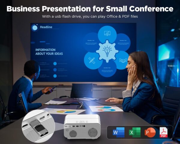 Proyector DBpower C16 4k Con Wi-fi Y Bluetooth 5.2 - Image 5
